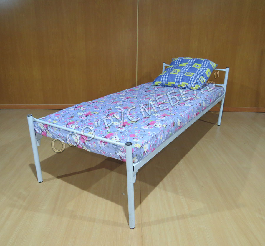 Кровать металлическая одноярусная Эконом - 3(800)