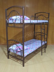 Кровать металлическая двухъярусная Комфорт -люкс 1.2 фото 1